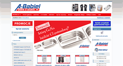 Desktop Screenshot of a-babiel.pl